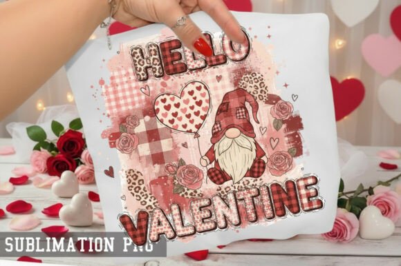Bring Romance to Your Projects with Hello Valentine Sublimation PNGs
