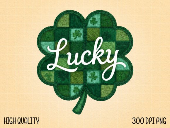 Lucky Shamrock Patchwork: Your New Go-To Design Asset