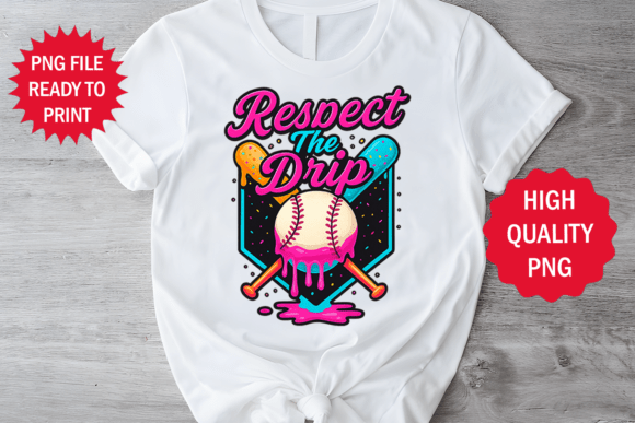 Respect the Drip Baseball Lover Design: A Home Run for Streetwear
